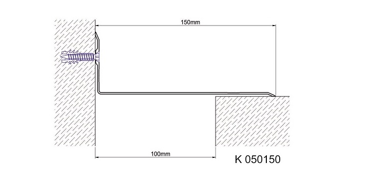 KÖŞE DUVAR TAVAN ALÜMİNYUM KAPAK PROFİLLERİ